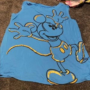 Plus Size Mickey Mouse Tank too- XL
